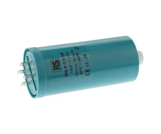 63-7417-50　RS 18μF Polypropylene Capacitor PP 440V ac ±10% Tolerance Screw Mount MRP440 Series　196-4595