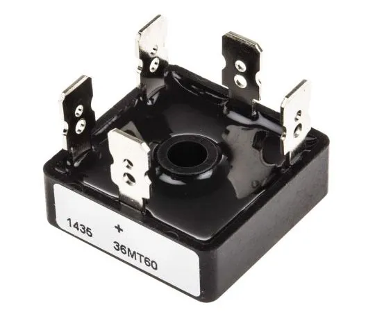 63-7522-89　Vishay VS-36MT60, 3-phase Bridge Rectifier, 35A 600V, 5-Pin D 63　VS-36MT60