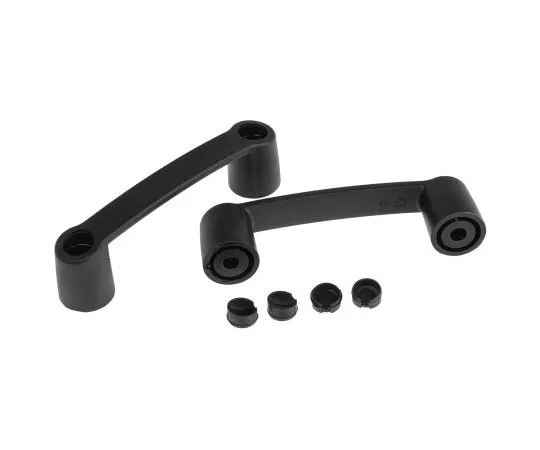 63-7459-32　RS PRO Matte Black Plastic Concealed Fixings Drawer Handle, 145mm　267-1519