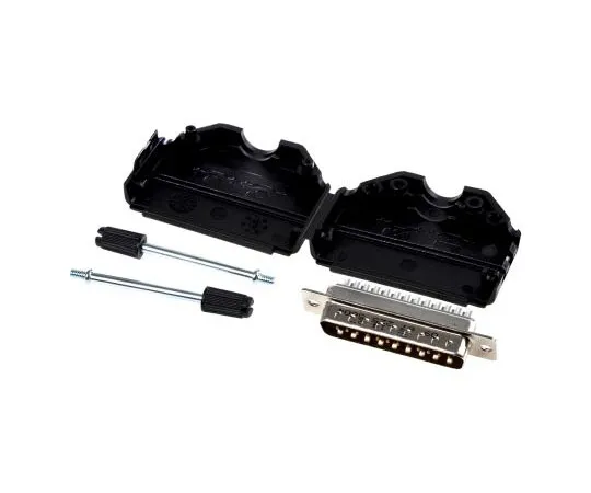63-7482-60　25 Way D-Sub Plug Connector Kit With 5 x Backshells, 5 x Jack Screws, Inserts　6667009910799