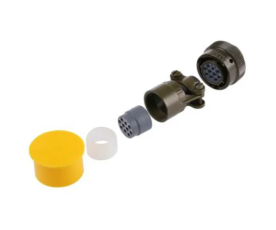 63-7382-32　Souriau 851 Series, 10 Way Cable Mount MIL Spec Circular Connector Plug, Socket Contacts,Shell Size 12, Bayonet　85106EC1210S50