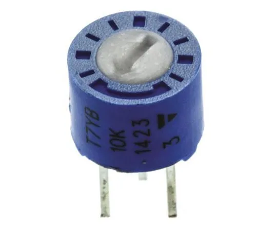 63-7512-72　10kΩ Through Hole Trimmer Potentiometer 0.5W Top Adjust Vishay T7 Series　T7YB103MT20