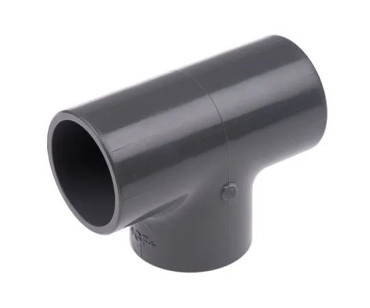 63-7462-40　Georg Fischer 721200108 90° Equal Tee PVC Pipe Fitting, 32mm dia.　721200108