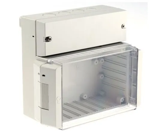 63-7412-40　Bopla RegloCard-Plus, ABS, Polycarbonate Wall Box, IP65, 93mm x 166 mm x 161 mm　41160109