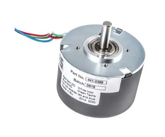 63-7544-19　McLennan Servo Supplies Brushless DC Motor, 12 W, 24 V dc, 0.03 Nm, 4550 rpm, 5.99mm Shaft Diameter　BLDC48-12L-033