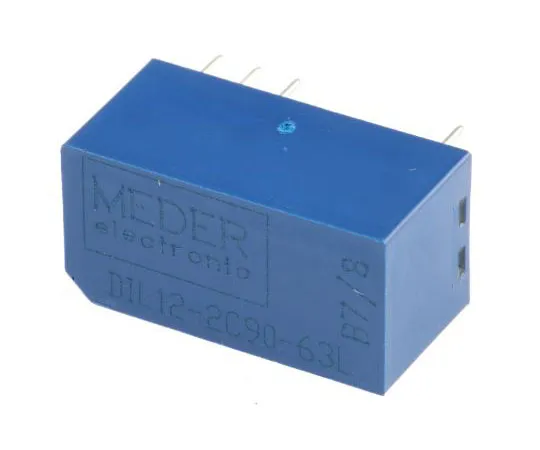 63-7502-02　DPDT Reed Relay, 250 mA, 12V dc　DIL12-2C90-63L
