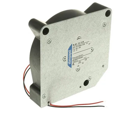63-7457-24　ebm-papst Centrifugal Fan 120.6 x 120.6 x 37.3mm, 40m³/h, 24 V dc DC (RL90 Series)　RL90-18/14N