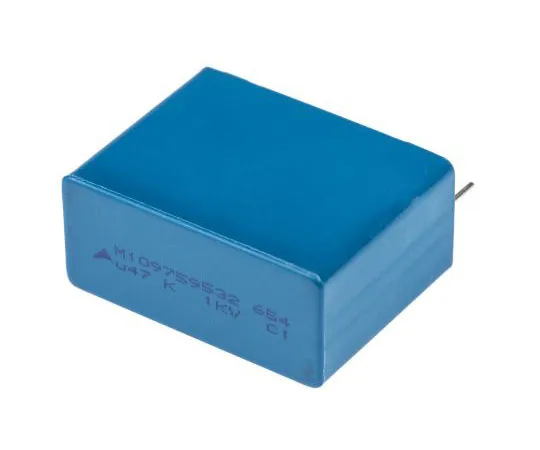 63-7414-58　EPCOS 470nF Polypropylene Capacitor PP 1 kV dc, 250 V ac ±10% Tolerance Through Hole B32654 Series　B32654A0474K000
