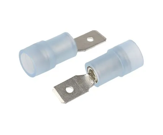 63-7460-09　RS PRO, Blue Insulated Crimp Tab Terminal, 1.5mm² to 2.5mm², 16AWG to 14AWG, 0.5 x 4.75mm　267-4445