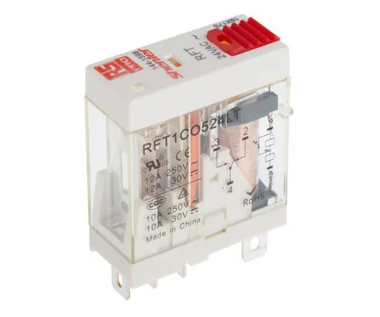 63-7372-03　RS PRO SPDT Non-Latching Relay Plug In, 24V ac Coil, 10A　144-1598
