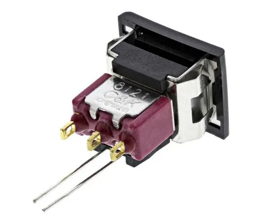 63-7403-56　C & K Single Pole Double Throw (SPDT) Momentary Green LED Push Button Switch, 15.24 x 12.70mm, Panel Mount　8121J85ZGE226