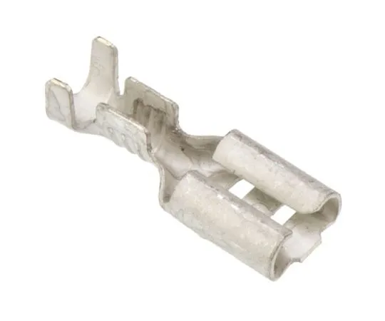 63-7446-78　TE Connectivity FASTON .187 Series Crimp Receptacle, 4.75 x 0.81mm, 0.5mm² to 1.5mm², 20AWG to 15AWG, Tin Plated　5-160490-2