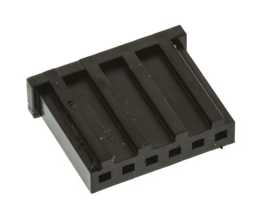63-7438-38　TE Connectivity AMPMODU MOD II Female Connector Housing, 2.54mm Pitch, 6 Way, 1 Row　280360