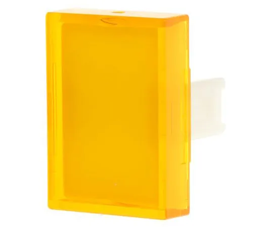 63-7447-92　Yellow Rectangular Push Button Lens for *** with 31 Series　31-903.4