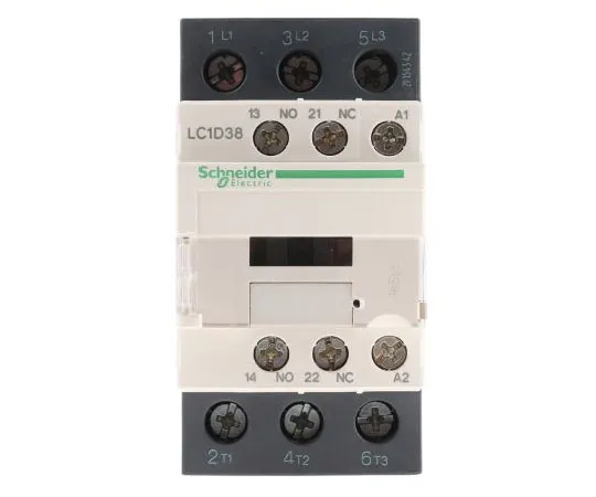 63-7527-68　Schneider Electric 3 Pole Contactor, 38 A, 400 V ac Coil, TeSys D, 3NO, 18.5 kW　LC1D38V7