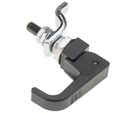63-7453-97　Southco Powder Coated Zinc Black Lock, Lever, 55mm　62-10-25-RS