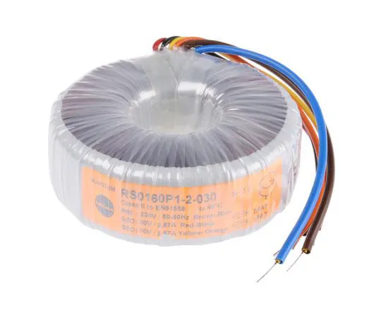 63-7432-63　2 Output Toroidal Transformer, 160VA, 2 x 30V ac　0160P1-2-030