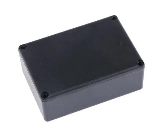 63-7488-01　Black ABS Potting Box With Lid, 64 x 44 x 25mm　RX2009/S-5