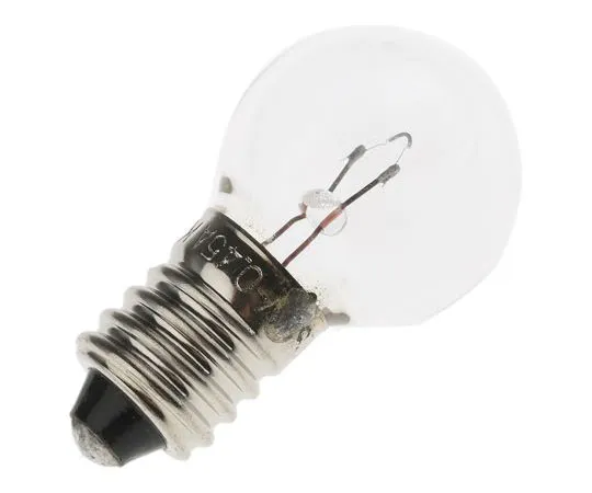 63-7393-14　E10 Indicator Light, Clear, 6 V, 450 mA, 100h　E415