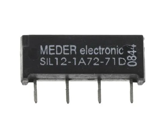 63-7502-09　SPNO Reed Relay, 12V dc　SIL12-1A72-71D