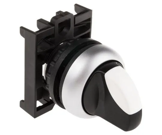 63-7526-76　Eaton M22 2 Position Selector Switch Knob Latching　78635851 & M22-WRK+M22-A
