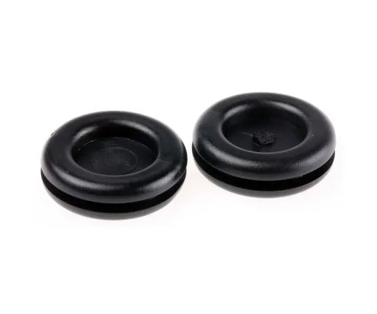 63-7384-27　SES Sterling Black PVC 20mm Round Cable Grommet for Maximum of 13.5 mm Cable Dia.　1330353010