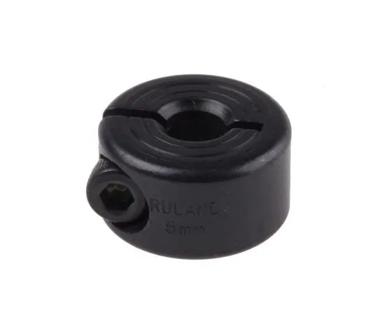 63-7403-87　Ruland Shaft Collar One Piece Clamp Screw, Bore 5mm, OD 16mm, W 9mm, Carbon Steel　MCL-5-F
