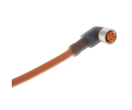 63-7384-34　Belden RKMWV Series M8 Cable Mount Connector, 4 contacts Socket　RKMWV 4-07/2,0 M