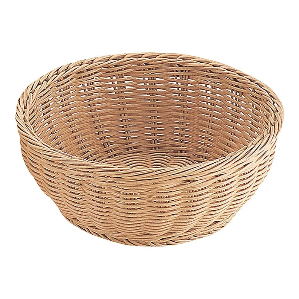 62-6403-51　PP Round Basket Ivory Type 24　RO-209-IV