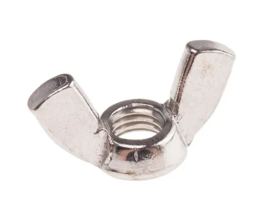 63-7447-65　48mm Plain Stainless Steel Wingnut, M10, A4 316　248-4365