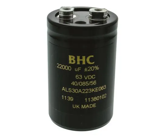 63-7516-35　KEMET 22000μF 63V dc Aluminium Electrolytic Capacitor, Chassis Mount 51 x 82mm +85°C 51mm 82mm　ALS30A223KE063