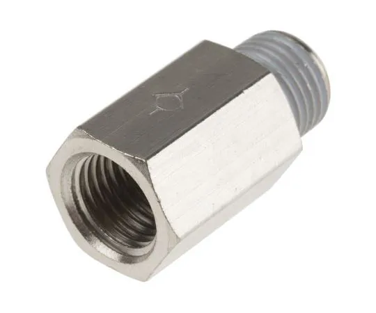 63-7372-41　RS PRO 9.9 kgf/cm², 990 kPa Pneumatic Straight Threaded Adapter, R 1/4 Female Male　144-2704