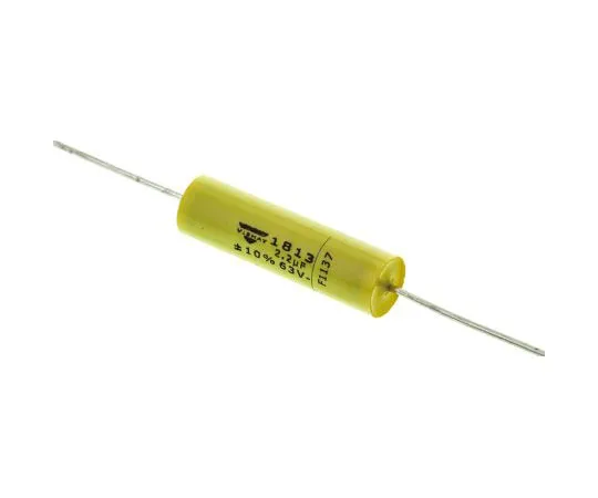 63-7411-43　Vishay 2.2μF Polyester Capacitor PET 40 V ac, 63 V dc ±10% MKT 1813 Series Through Hole　MKT1813522065