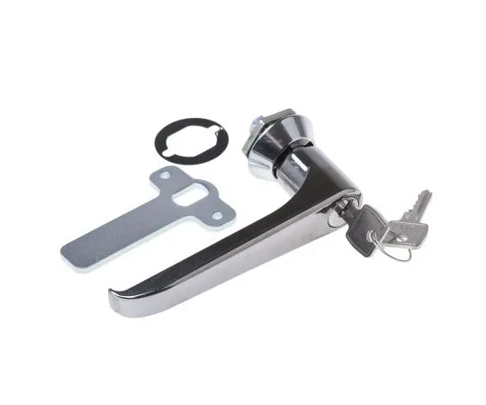 63-7489-83　Euro-Locks a Lowe & Fletcher group ******* Chrome Plated Lock, L-Handle, 105mm　B86-02-2 (455E)