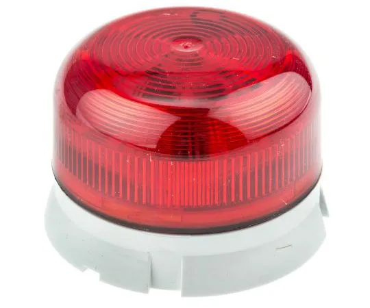 63-7484-15　LED, Flashing Beacon Flashguard Xenon Series, Red, Surface Mount, 11 → 35 V dc　QBS-0202