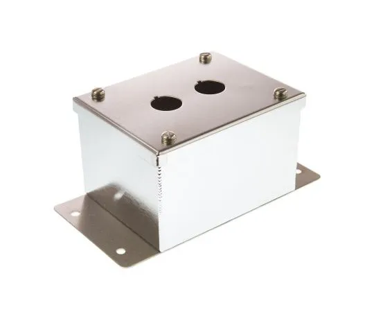 63-7484-06　Eaton M22 Push Button Enclosure, 2 Hole Grey, 22mm Diameter Stainless Steel　I2M/SS