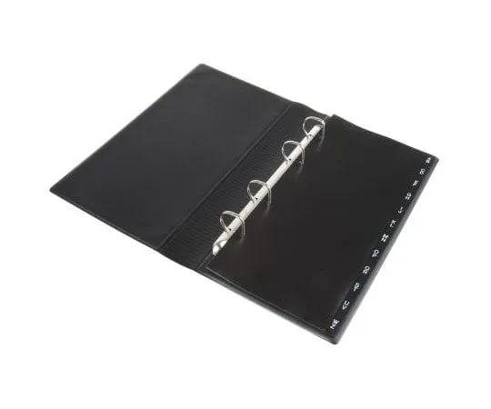 63-7532-07　Durable Black Business Card Document Wallet　2403-01