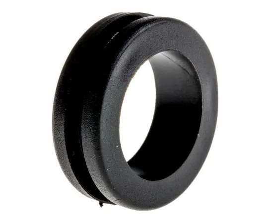 63-7366-46　RS PRO Black PVC 22mm Round Cable Grommet for Maximum of 18 mm Cable Dia.　136-7405