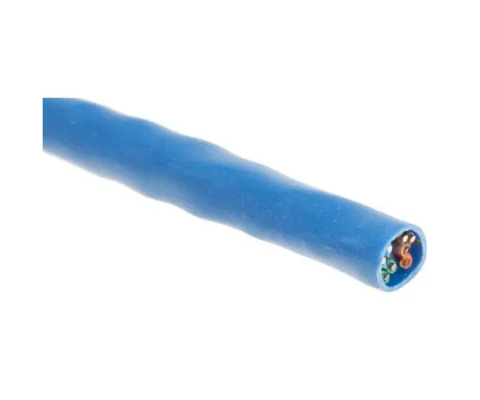 63-7385-41　Belden Blue Cat6 Cable UTP PVC Unterminated/Unterminated Flame Retardant, 100m　7965E.01B100