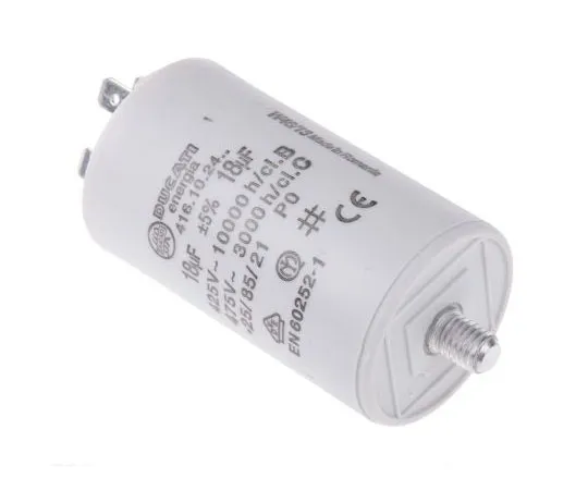 63-7519-79　Ducati Energia 18μF Polypropylene Capacitor PP 450V ac ±5% Tolerance Stud Mount 4.16.10 Series　4.16.10.24.64