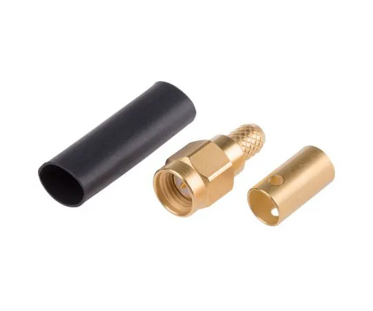 63-7474-24　Radiall Straight 50Ω Cable Mount SMA Connector, Crimp Termination RG141, RG58　R125075000