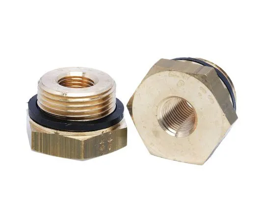 63-7472-88　Legris Brass 3/4 in BSPP Male x 1/4 in BSPP Female Straight Reducer Threaded Fitting　0168 27 13