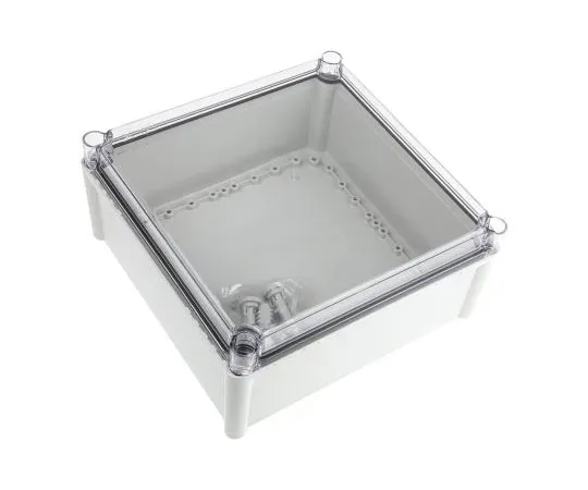 63-7413-15　Fibox SOLID PC, Polycarbonate Enclosure, IP67, 278 x 278 x 130mm　PC 2828 13 T ENCLOSURE