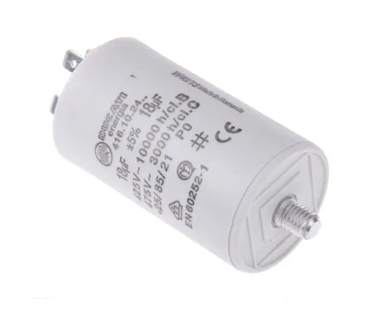 63-7519-80　Ducati Energia 18μF Polypropylene Capacitor PP 450V ac ±5% Tolerance Stud Mount 4.16.10 Series　4.16.10.24.64