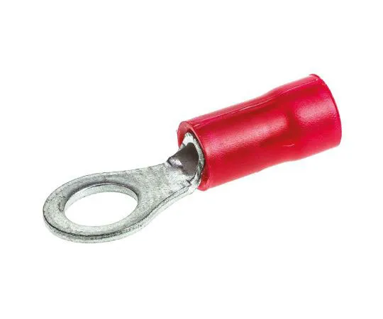 63-7362-52　TE Connectivity PLASTI-GRIP Series Insulated Crimp Ring Terminal, M5 Stud Size, 0.26mm² to 1.65mm² Wire Size, Red　34149