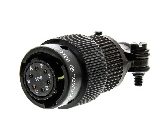 63-7479-83　Amphenol 62LC Series Cable Mount Connector, 6 contacts Plug　62LC-16F10-06SN(771)
