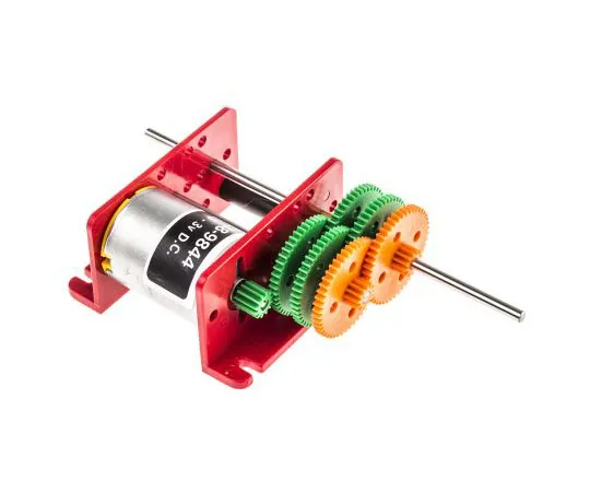 63-7441-50　RS PRO, 3 V dc, 50 gcm, Brushed DC Geared Motor, Output Speed 2 - 2300 rpm　238-9844