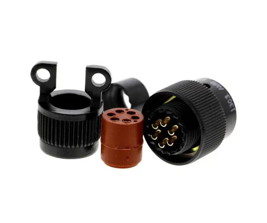 63-7479-77　Amphenol 62LC Series Cable Mount Connector, 6 contacts Plug　62LC-16F10-06PN(771)