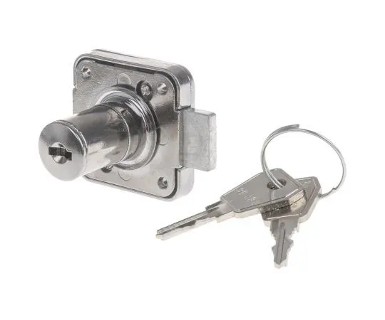 63-7454-08　Euro-Locks a Lowe & Fletcher group ******* Panel to Tongue Depth 22mm Chrome Plated Sliding Door Lock, Key to unlock　566532A