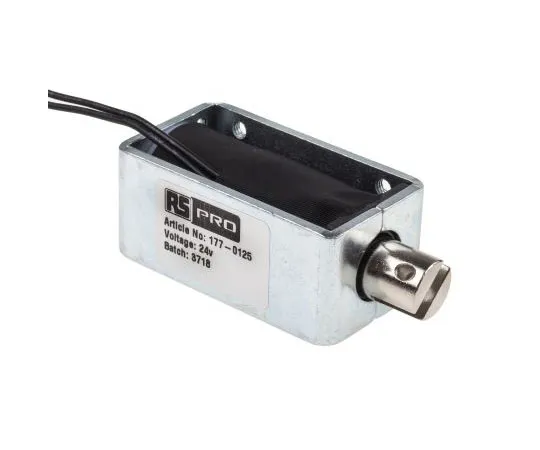 63-7406-91　Pull Action DC D-Frame Solenoid, 24 V　177-0125